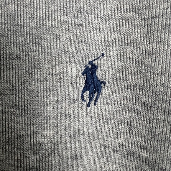 Polo Ralph Lauren Mens XXL Andover Heather Gray Quarter-Zip Long Sleeve Pullover - Picture 5 of 10